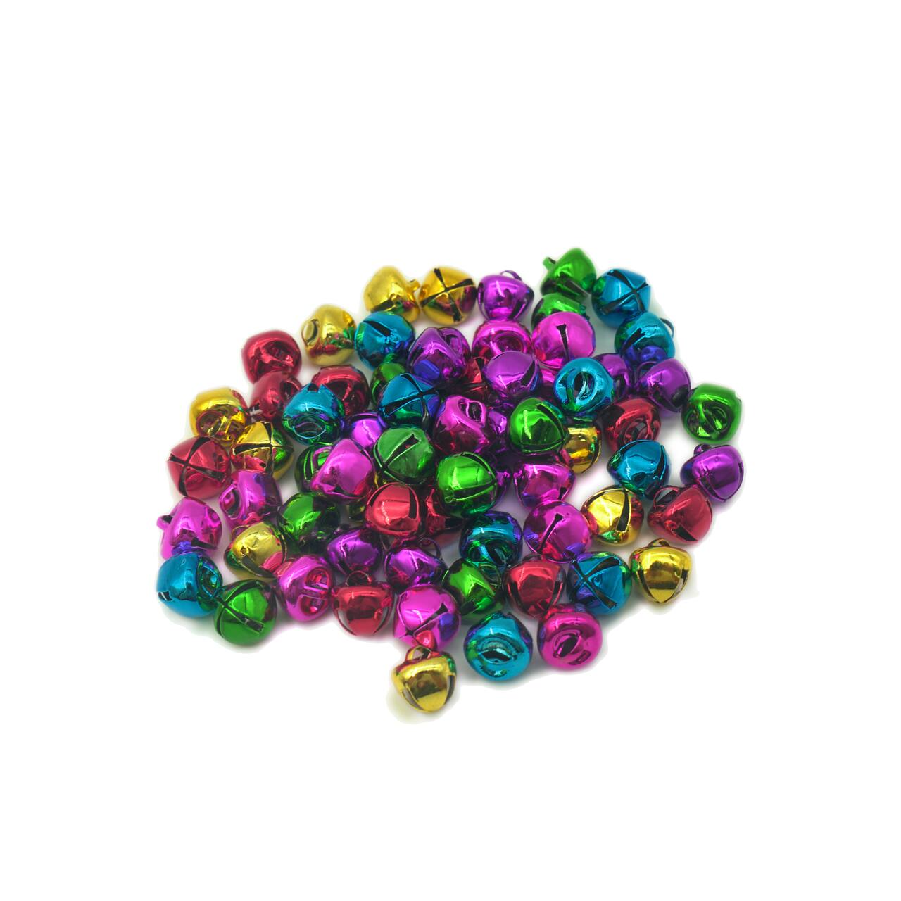 12 Packs: 70 ct. (840 total) 9mm Assorted Jingle Bells by Creatology™